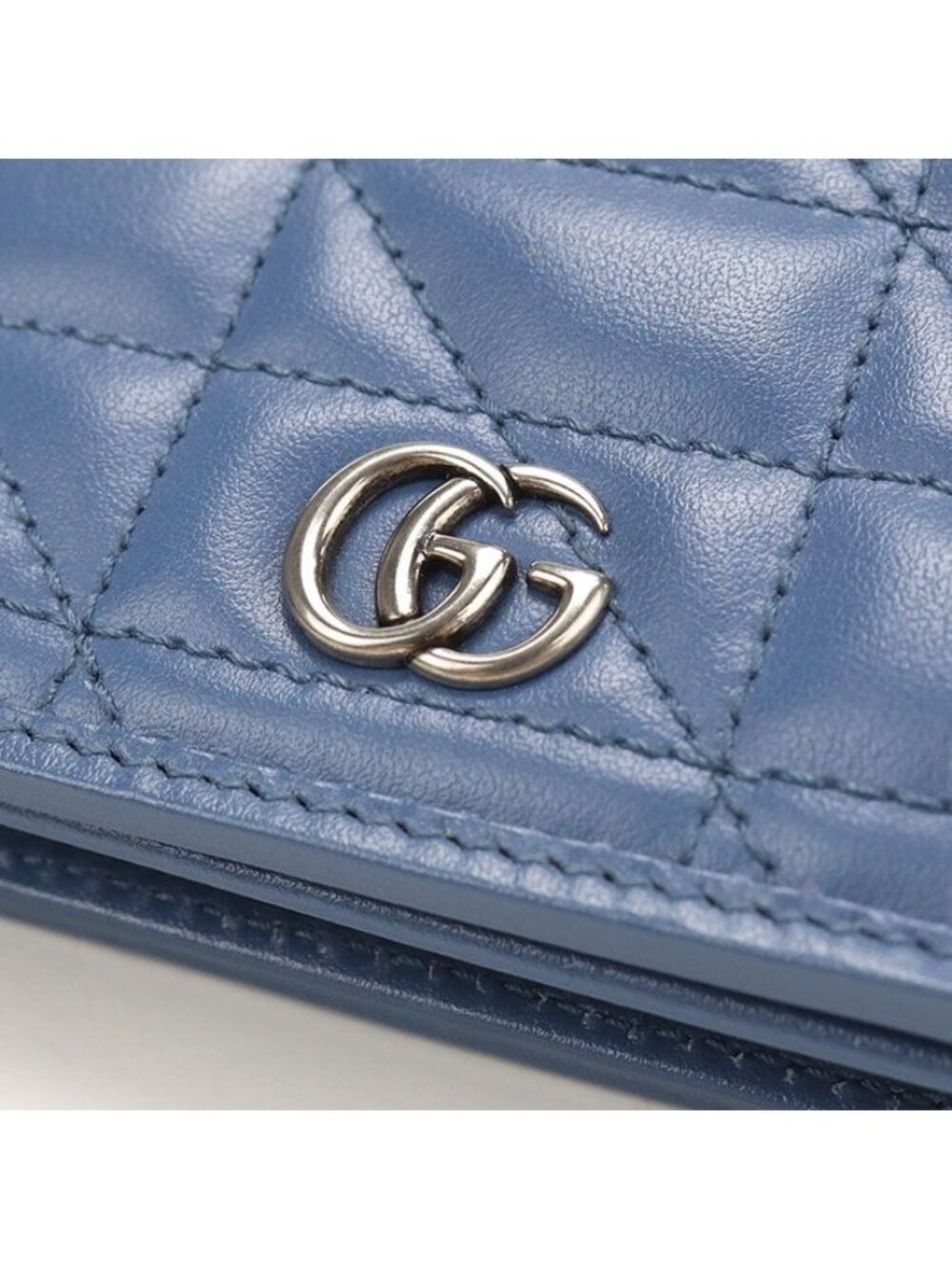 Gucci Small Wallet Double Bifold Quilted Leather - Picture 8 of 8